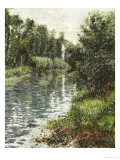 A Small Branch of the Seine, Argenteuil Giclee Print by Gustave Caillebotte