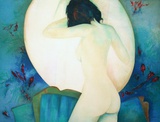 Jeune Fille au Miroir Limited Edition by Claude Gaveau