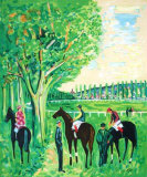 Chevaux a Deauville Limited Edition by Jean-claude Picot