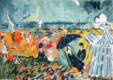 Tennis Sur la Plage Limited Edition by Jean-claude Picot