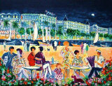Soiree en Terrasse a Cannes Limited Edition by Jean-claude Picot