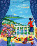 Fenetre Ouverte a la Coupe de Fruits Limited Edition by Jean-claude Picot