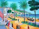 Cannes - La Croisette II Limited Edition by Jean-claude Picot