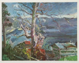 Baum Am Walchensee, 1923 Poster von Lovis Corinth