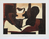 Still Life with Antique Head Affiche par Pablo Picasso