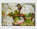 Die Blumenhaendlerin, 1938 Kunst von Diego Rivera
