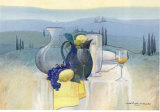 Abendstimmung in der Toskana Posters by Heinz Hock
