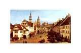 Marktplatz zu Pirna Posters par Canaletto 