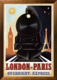 London-Paris Overnight Express Kunstdruck von Steve Forney
