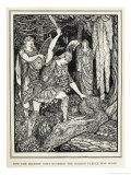 Jason Slays the Serpent Which Guarded the Golden Fleece Giclee Print by Henry Justice Ford