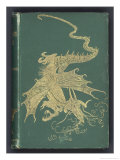 Fairy Rides a Gold Dragon Giclee Print by Henry Justice Ford