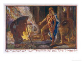 The Witch and the Princes Giclee Print by Henry Justice Ford