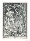 The Woodcutter in the Tontlawald Giclee Print by Henry Justice Ford