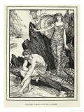 Calypso and Odysseus Giclee Print by Henry Justice Ford