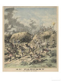 The French in Dahomey Take Kana Killing Quite a Number of Dahomey Natives as They Do So Giclee Print by Henri Meyer
