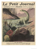 Argentina Countryfolk Report Sighting of a Plesiosaur-Like Creature Giclee Print by Andre Galland
