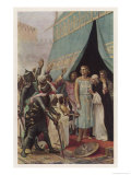Seventh Crusade Louis Ix King of France Invades the Holy Land But is Taken Prisoner at Mansourah Estampe par Alexandre Cabanel