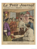 The Electric Telegraph is Introduced to Tibet Giclee Print by Andre Galland