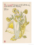 Marigold Personified Estampe par Walter Crane