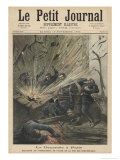 An Anarchist Bomb Explodes at the Commisariat De Police in the Rue Des Bon-Enfants in Paris Giclee Print by Henri Meyer