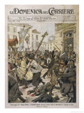 Jews Massacred Russia Giclee Print by Achille Beltrame