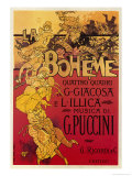 Puccini, La Boheme Giclée-Druck von Adolfo Hohenstein