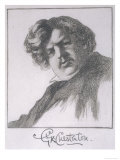 Gilbert Keith Chesterton Writer, Giclee Print
