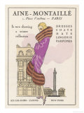 Smart Winter Coat by Aine- Montaille of the Place Vendome Giclee Print