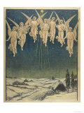 Angels Hovering Over the Swedish Countryside Giclee Print