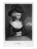 Fanny (Frances) Burney, known also as Mme d'Arblay, English Novelist, Giclee Print