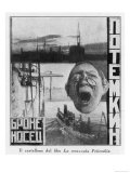 Advertising Poster for Sergei Eisensteins 1925 Film Battleship Potemkin Estampe
