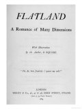Flatland, a Romance of Many Dimensions, Edwin Abbott, Giclee Print