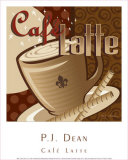 Cafe Latte Posters by P.j. Dean