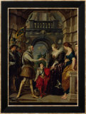 The Medici Cycle: Henri IV Leaving for the War and Bestowing the Government to Marie de Medici 1610 Photographie par Peter Paul Rubens