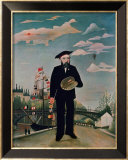Self Portrait, from L'Ile Saint-Louis, 1890 Photographie par Henri Rousseau