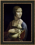 Portrait of Cecilia Gallerani (Lady with an Ermine) Kunst von Leonardo da Vinci 