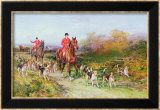 Hunting Scene Kunstdrucke von Heywood Hardy