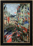 The Rue Saint-Denis, Celebration of June 30, 1878 Affiches par Claude Monet
