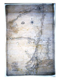 New York, Part of New England and New France 1759 Giclee Print by F. Pfister