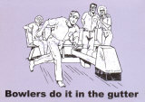 Bowlers Do It In The Gutter Magnet