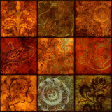 Arabesque Patchwork I Poster