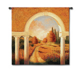 Tuscan Archway Wall Tapestry by Jill Schultz McGannon