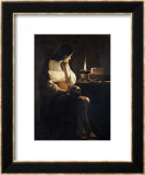 Mary Magdalene with a Night-Light, or the Terff Magdalene Posters par Georges de La Tour