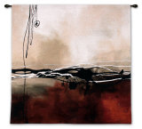 Symphony in Red and Khaki I Wall Tapestry by Laurie Maitland
