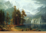 Sierra Nevada in Kalifornien Poster von Albert Bierstadt