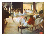 L'école de danse Affiches par Edgar Degas