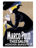 Teesalon " Marco Polo" Giclée-Druck
