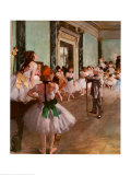 La classe de danse Posters par Edgar Degas