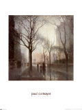 Platz nach dem Regen Kunstdrucke von Paul Cornoyer