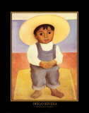Retrato de Ignacio  Print by Diego Rivera